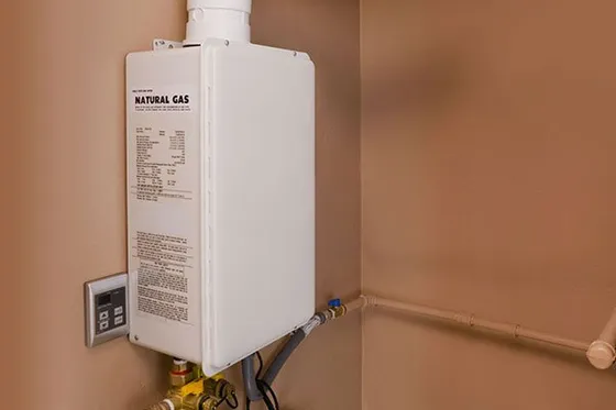 D&L Plumbing can install your on-demand water heater